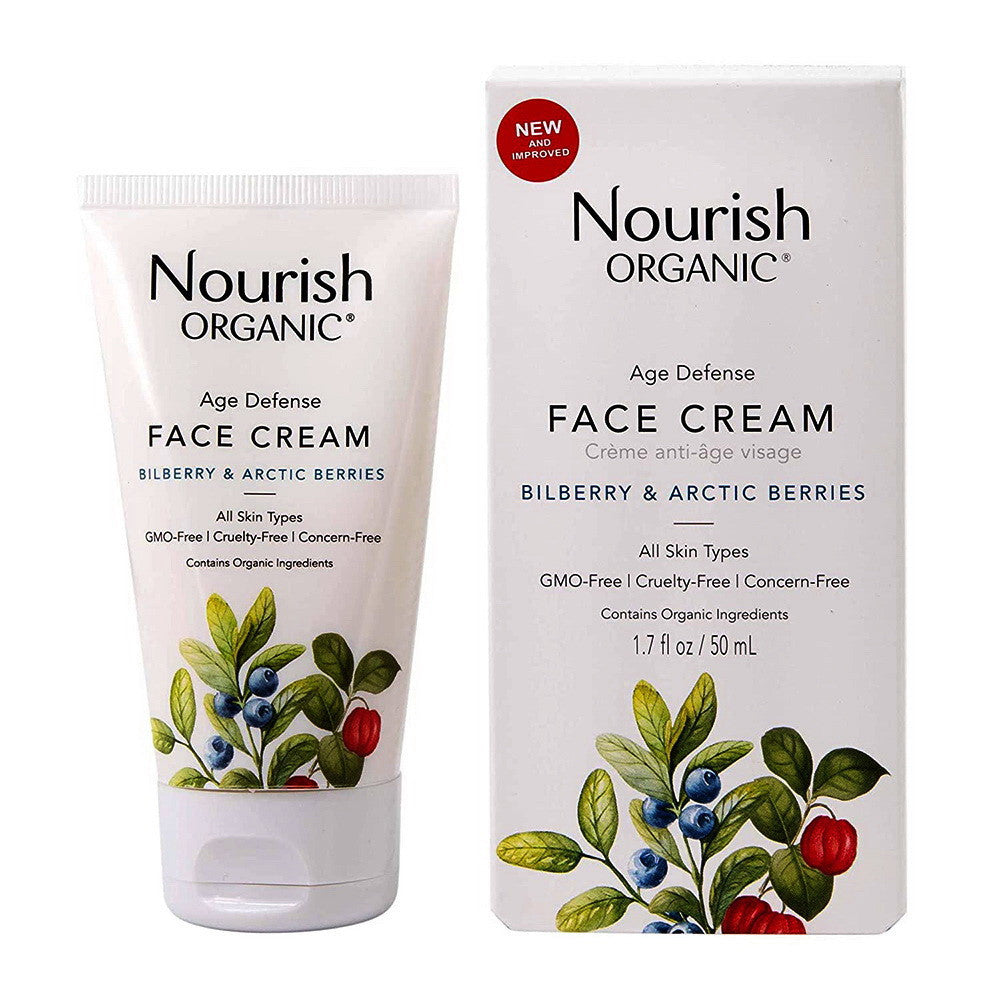 Nourish Organic Age Defense Face Cream, 1.7 Oz